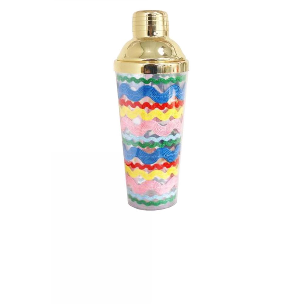 NEW PACKED PARTY making waves drink shaker in white, red, green, yellow, pink, g